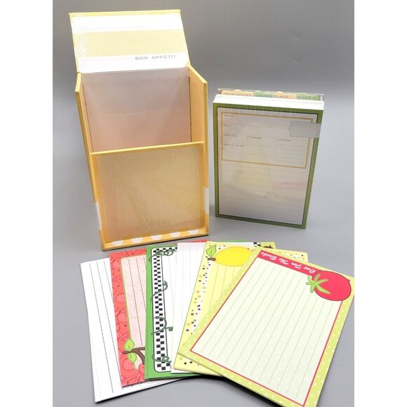 Stampin' Up Recipes By Design Box Cards Dividers Polka Dots Case Magnetic Close - Picture 1 of 7